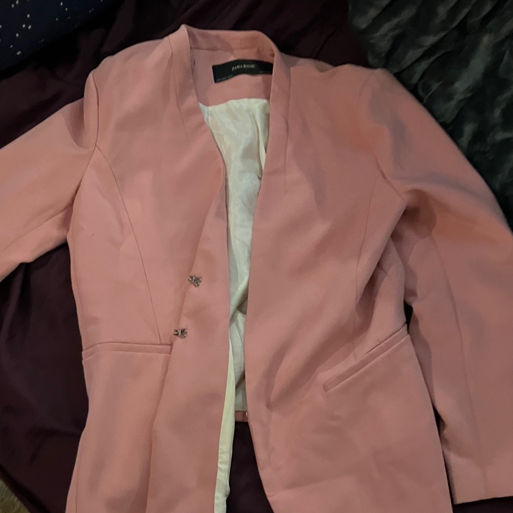 Zara Soft Pink Women's Blazer